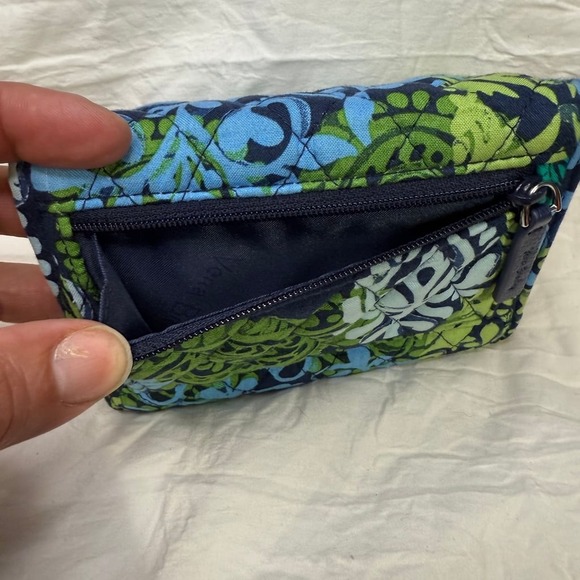 Vera Bradley Women's Wallet Ruthem And Blues Green & Blue - Picture 4 of 9